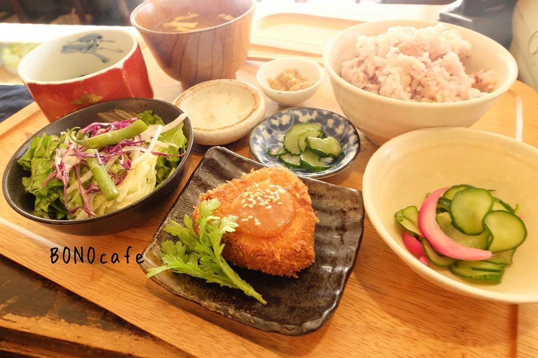 茨木BONOカフェの定食健康ランチ
